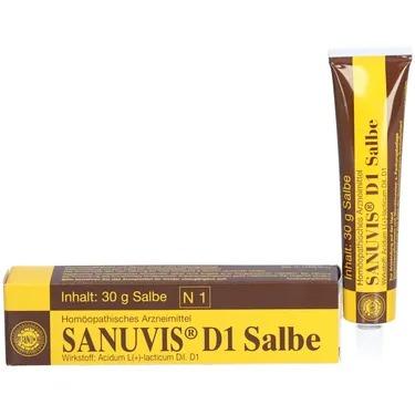 САНУВИС Д1 мазь (Молочная кислота D1) / SANUVIS D1 ointment (Acidum lacticum D1)