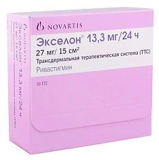 ЭКСЕЛОН (ривастигмин) пластырь / EXELON PATCH 5 (rivastigmine)