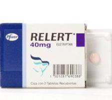 РЕЛЕРТ (элетриптан гидрохлорид) / RELERT (eletriptan hydrobromide)