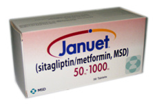 ДЖАНУЕТ (ситаглиптин+метформин) / JANUET (metformin+sitagliptin)