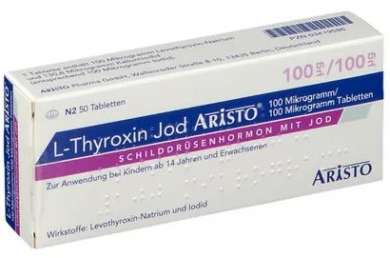 L-ТИРОКСИН Йод Аристо (Левотироксин и Йодид-ион) / L-THYROXIN Iodine Aristo (Levothyroxine and Iodide ion)