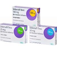 СИЛЬДЕНАФИЛ Тева (силденафил) / SILDENAFIL Teva (sildenafil)