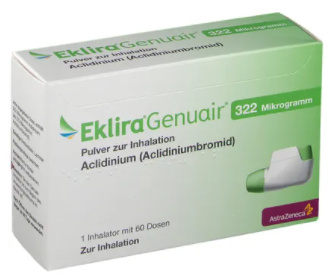 ЭКЛИРА ДЖЕНЬЮАР ИНХАЛЕР (аклидиния бромид) / EKLIRA GENUAIR INHALER (aclidinium bromide)