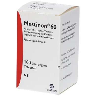 МЕСТИНОН (пиридостигмина бромид) / MESTINON (pyridostigmine bromide)