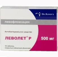ЛЕВОЛЕТ Р (левофлоксацин) / LEVOLET R (levofloxacin)