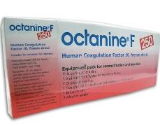 ОКТАНАЙН Ф (фильтрованный) (человеческий фактор свертывания крови IX) / OCTANINE F (filtered) (human coagulation factor IX)