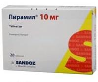 ПИРАМИЛ (рамиприл) / PIRAMIL (ramipril)