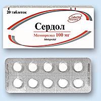 СЕРДОЛ (метопролол) / SERDOL (metoprolol)