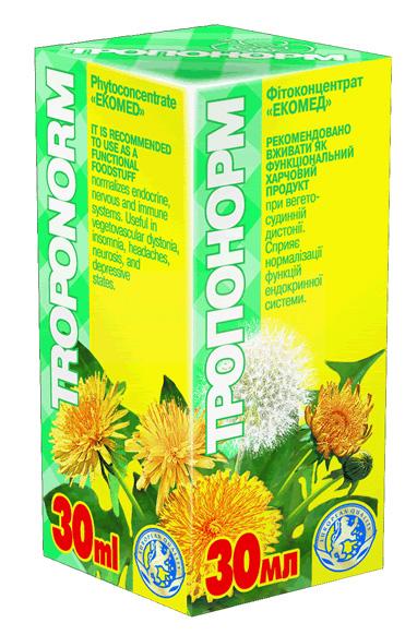 Фитоконцентрат ЭКОМЕД ТРОПОНОРМ / Phyto Concentrate TROPONORM