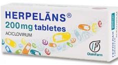 ГЕРПЕЛАН (ацикловир) / HERPELANS (aciclovirum)