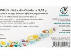 ПАСК НАТРИЕВАЯ СОЛЬ (натрий аминосалицилат) / PASS NATRIUM SOLT (natrii aminosalicylas)