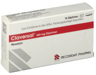 КЛАВЕРСАЛ суппозитории (Месалазин) / CLAVERSAL suppositories (Mesalamine)