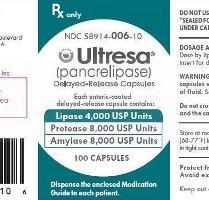УЛЬТРЕАЗА (панкрелипаза) / ULTRESA (pancrelipase)
