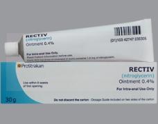 РЕКТИВ (нитроглицерин) / RECTIV (nitroglycerin)