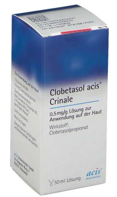 КЛОБЕТАЗОЛ эмульсия (Клобетазола пропионат) / Clobetasol acis crinale (Clobetasol propionate)