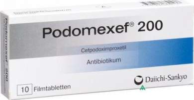 ПОДОМЕКСЕФ (Цефподоксим) / PODOMEXEF (Cefpodoximproxetil)