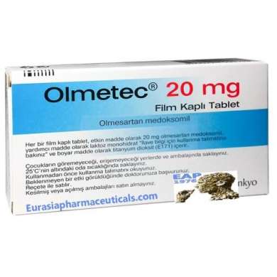 ОЛЬМЕТЕК (Ольмезартан медоксомил) / OLMETEC (Olmesartan medoxomil)