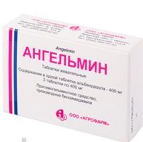 АНГЕЛЬМИН (альбендазол) / ANHELMIN (albendazole)