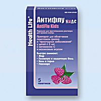 АНТИФЛУ КИДС (парацетамол+фенилэфрин+хлорфенамин) / ANTIFLU KIDS (paracetamol+phenylephrine+chlorphenamine)
