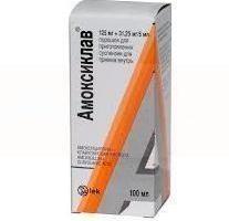 АМОКСИКЛАВ (амоксициллин+ингибитор фермента) / AMOKSIKLAV (amoxicillin+enzyme inhibitor)
