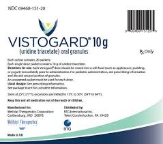 ВИСТОГАРД (уридин триацетат) / VISTOGARD (uridine triacetate)
