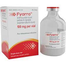 ФИАРРО (частицы сиролимуса, связанные с белком) / FYARRO (sirolimus protein-bound particles)