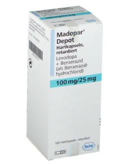 МАДОПАР Депо (леводопа+бенсеразид) / MADOPAR Depot (levodopa+benserazide)