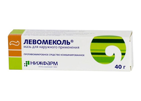 ЛЕВОМЕКОЛЬ (хлорамфеникол+диоксометилтетрагидропиримидин) / LEVOMECOL (dioxomethyltetrahydropyrimidine+chloramphenicol)