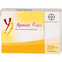 ЯРИНА ПЛЮС (этинилэстрадиол+дроспиренон) / YARINA PLUS (ethinylestradiol+drospirenone)