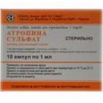 АТРОПИНА СУЛЬФАТ (атропин) / ATROPINE SULFATE (atropine)