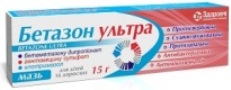БЕТАЗОН УЛЬТРА (бетаметазон+клотримазол+гентамицин) / BETASON ULTRA (betamethasone+clotrimazole+gentamicin)