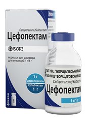 ЦЕФОПЕКТАМ (цефоперазон+сульбактам) / CEFOPECTAM (cefoperazone+sulbactam)