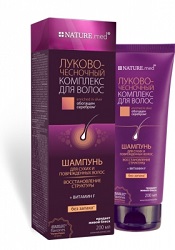 ШАМПУНЬ ЛУКОВО-ЧЕСНОЧНЫЙ КОМПЛЕКС ДЛЯ СУХИХ И ПОВРЕЖДЕННЫХ ВОЛОС / SHAMPOO ONION AND GARLIC COMPLEX
