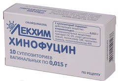 ХИНОФУЦИН (хлорхинальдол) / CHINOFUZIN (chlorquinaldol)
