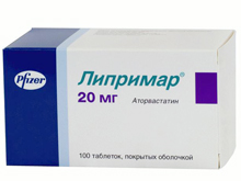 ЛИПРИМАР (аторвастатин) / LIPRIMAR (atorvastatin)