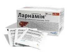 ЛАРНАМИН (L-орнитина-L-аспартат) / LARNAMINE (L-ornithine-L-aspartate)