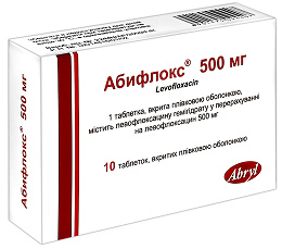 АБИФЛОКС (левофлоксацин) / ABIFLOX (levofloxacinum)