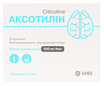АКСОТИЛИН (цитиколин) / AXOTILIN (citicoline)