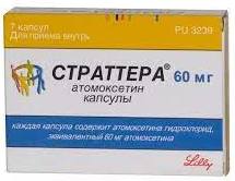 СТРАТТЕРА (атомоксетин) / STRATTERA (atomoxetine)