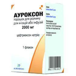 Ауроксон (цефтриаксон натрия) / Auroxone (ceftriaxone sodium)