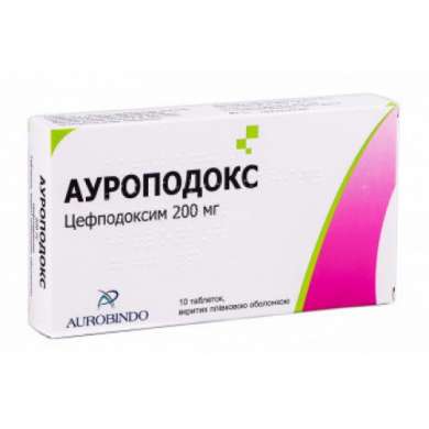 Ауроподокс (цефподоксима проксетил) / Auropodox (cefpodoxime proxetil)
