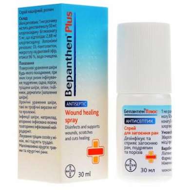 БЕПАНТЕН Плюс спрей (Хлоргексидин) / BEPANTEN Plus spray (Chlorhexidine)