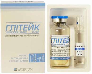 Глитейк (тейкопланин) / Gliteyk (teicoplanin)