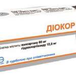 ДИОКОР (валсартан, гидрохлоротиазид) / DIOKOR (valsartan, hydrochlorothiazide)