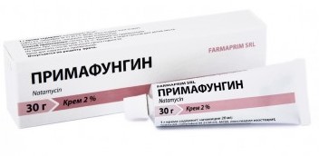 ПРИМАФУНГИН крем (натамицин) / PRIMAFUNGIN cream (natamycin)