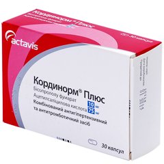 КОРДИНОРМ Плюс (Кислота ацетилсалициловая) / CORDINORM Plus (Acetylsalicylic acid)