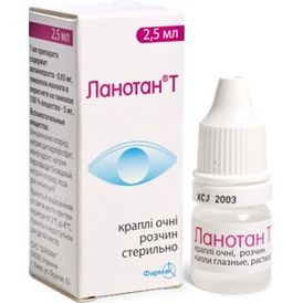 ЛАНОТАН Т (латанопрост, тимолол) / LANOTAN T (latanoprost, timоlоl)