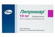 ЛИПРИМАР (аторвастатин) / LIPRIMAR (atorvastatin)
