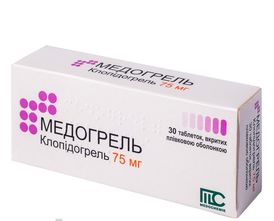 МЕДОГРЕЛЬ (клопидогрель бисульфат) / MEDOGREL (clopidogrel bisulfate)