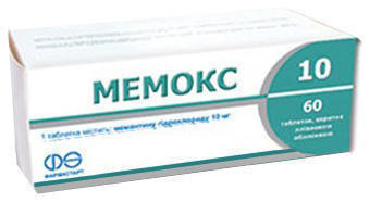 МЕМОКС-10 (мемантин) / MEMOX-10 (memantine)